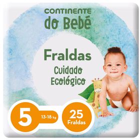 Fraldas Cuidado Ecológico T5 13-18kg