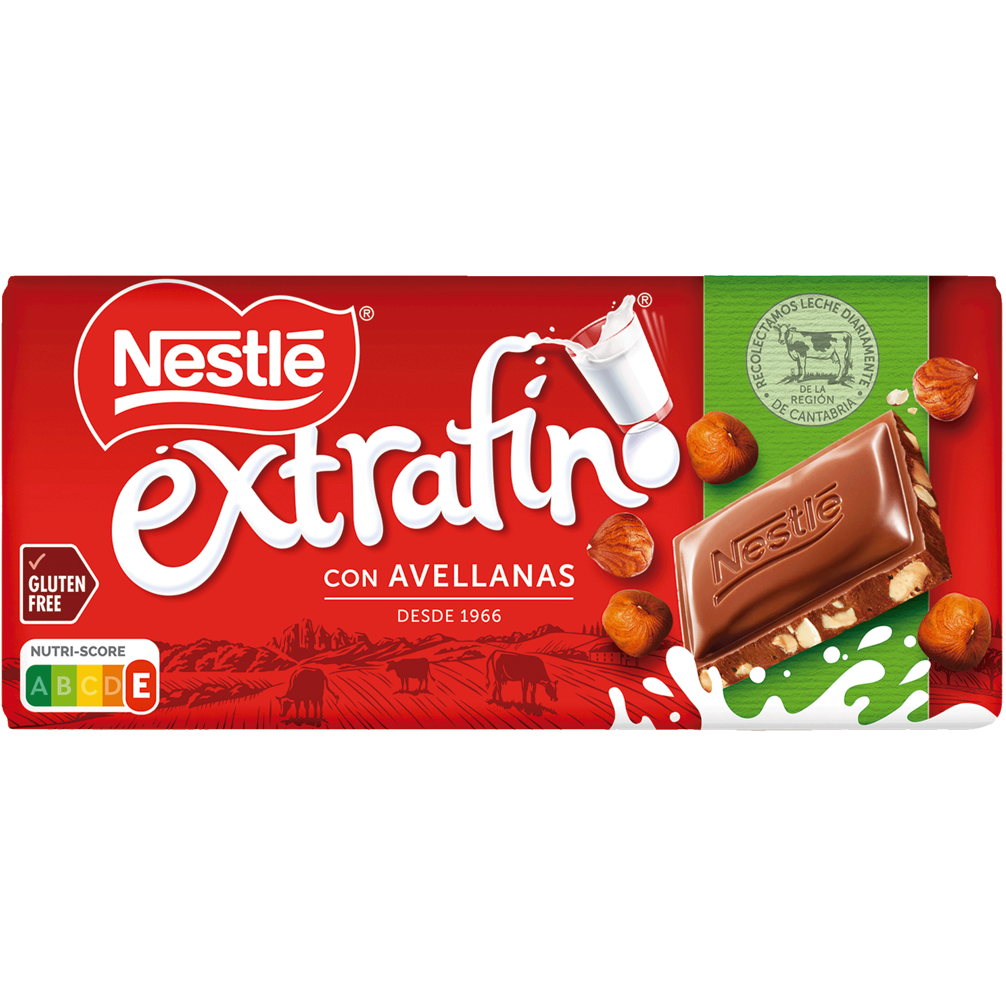 Tablete de Chocolate de Leite com Avelã Extrafino sem Glúten