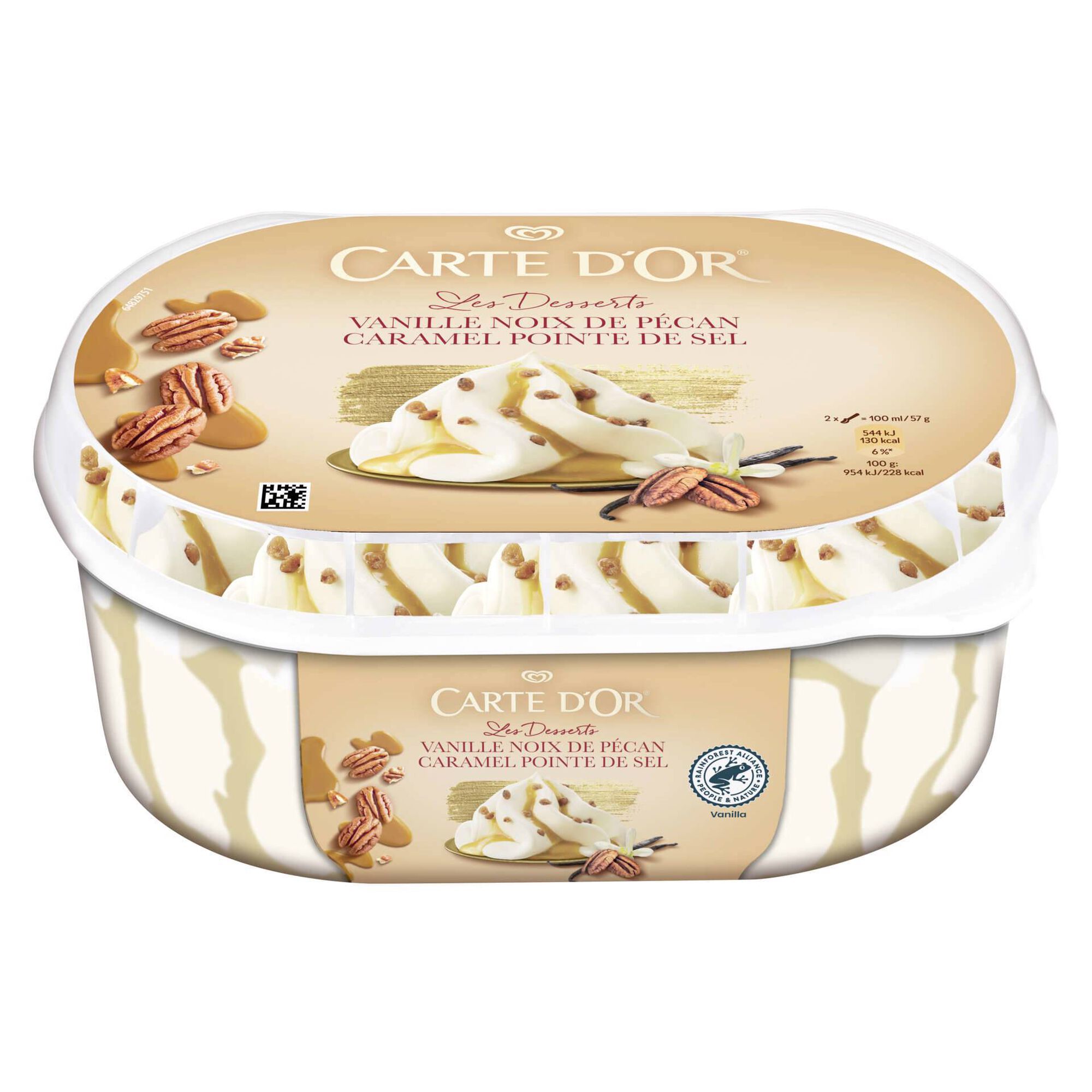 Gelado Baunilha Pecan Les Desserts