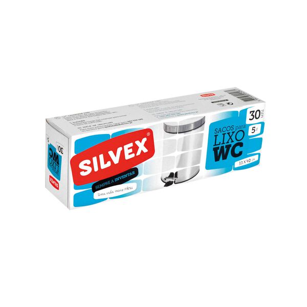 Sacos Lixo WC 5 lt Silvex