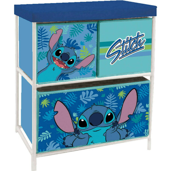 Estante 3 Gavetas 53x30x60cm Stitch Stitch