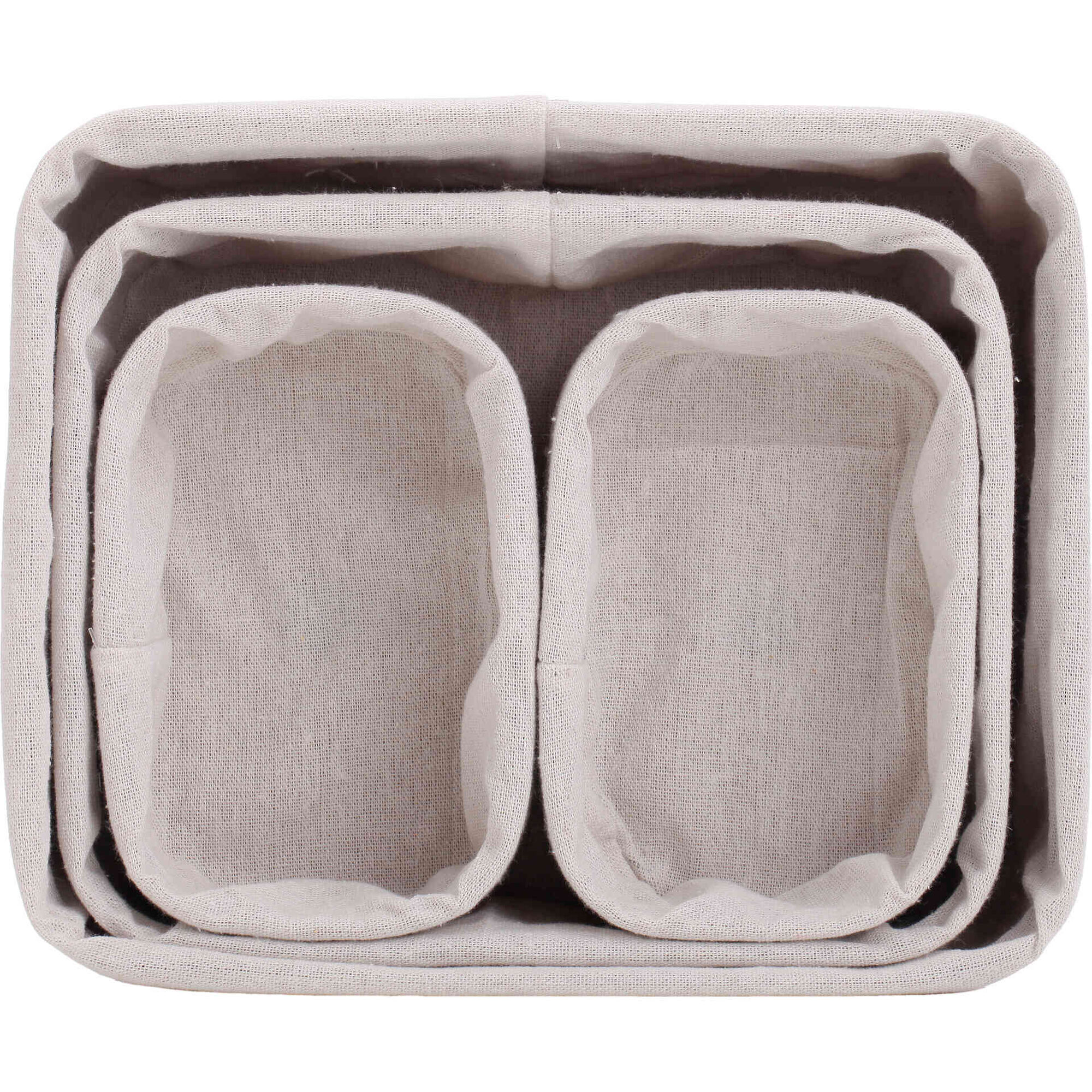 Conjunto 4 Cestos Bambu