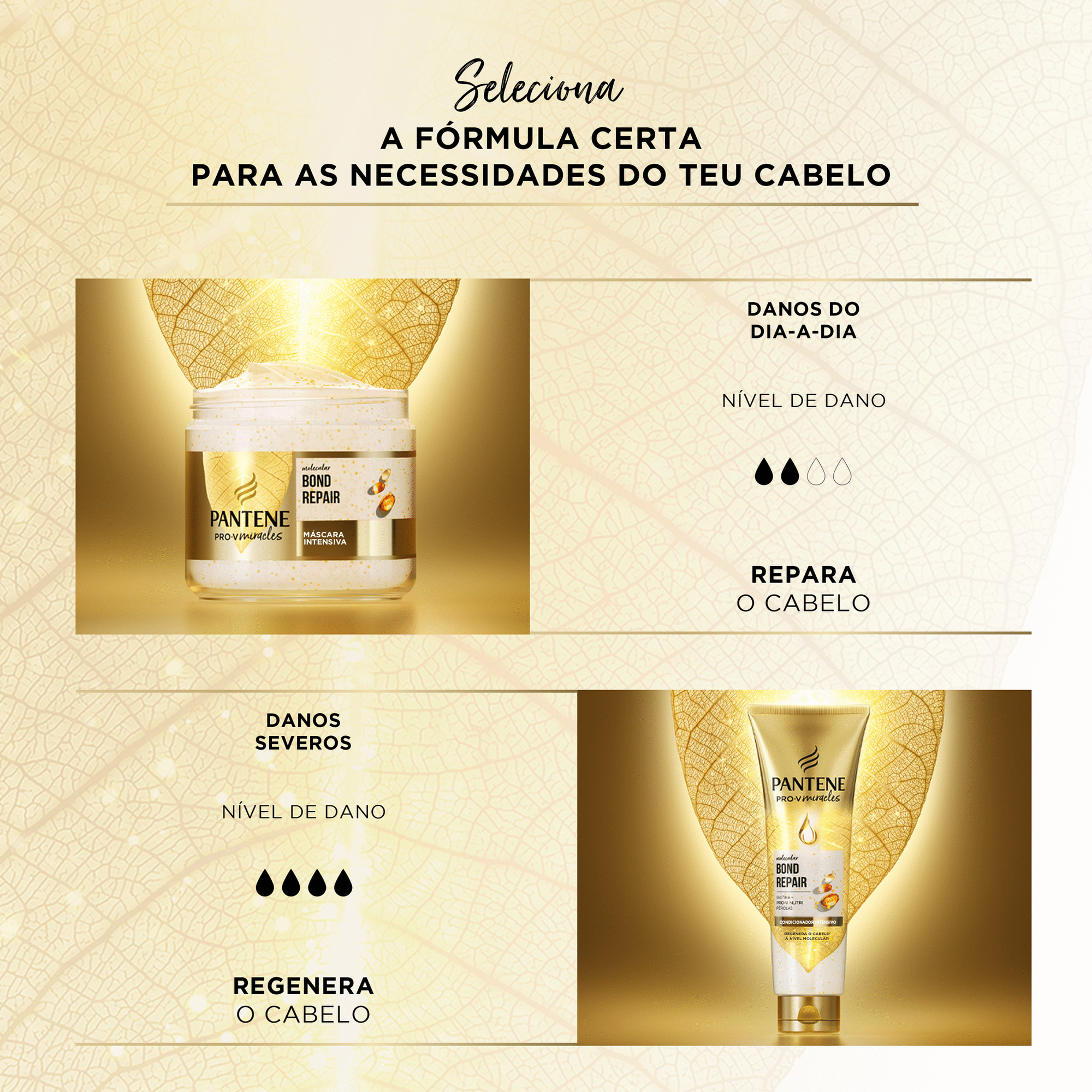 M&aacute;scara Cabelo Pro-V Miracles Bond Repair Pantene