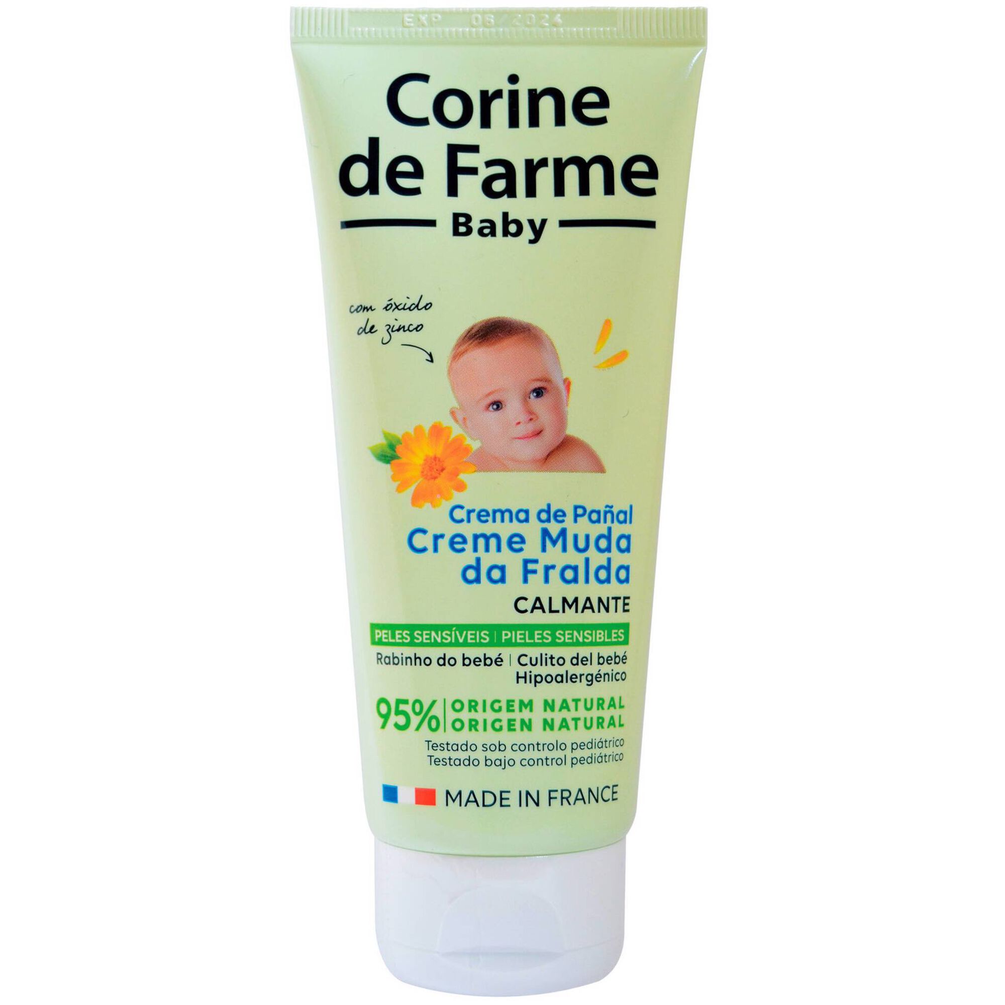 Creme Muda Fraldas Pele Sens&iacute;vel Corine de Farme