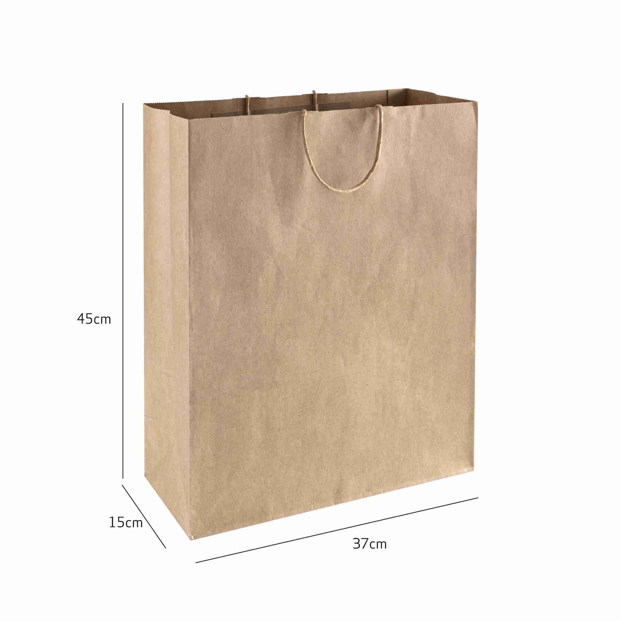 Saco para Presentes Papel Kraft L