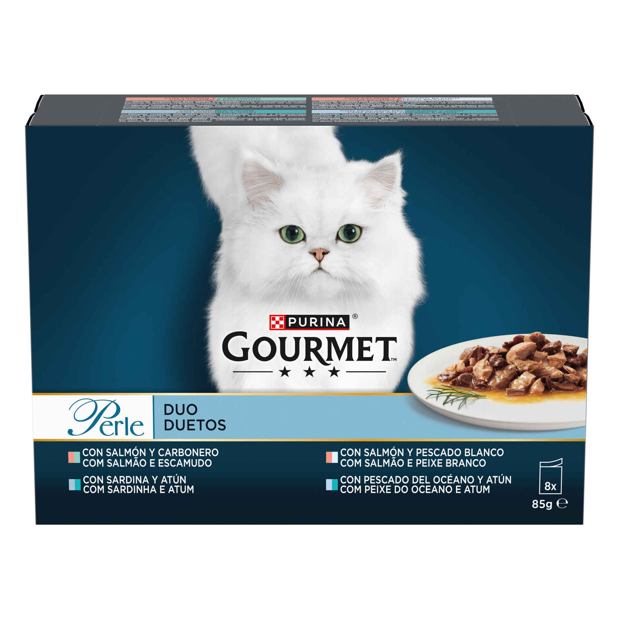 Comida Húmida para Gato Adulto Finos Pedaços em Molho Saquetas