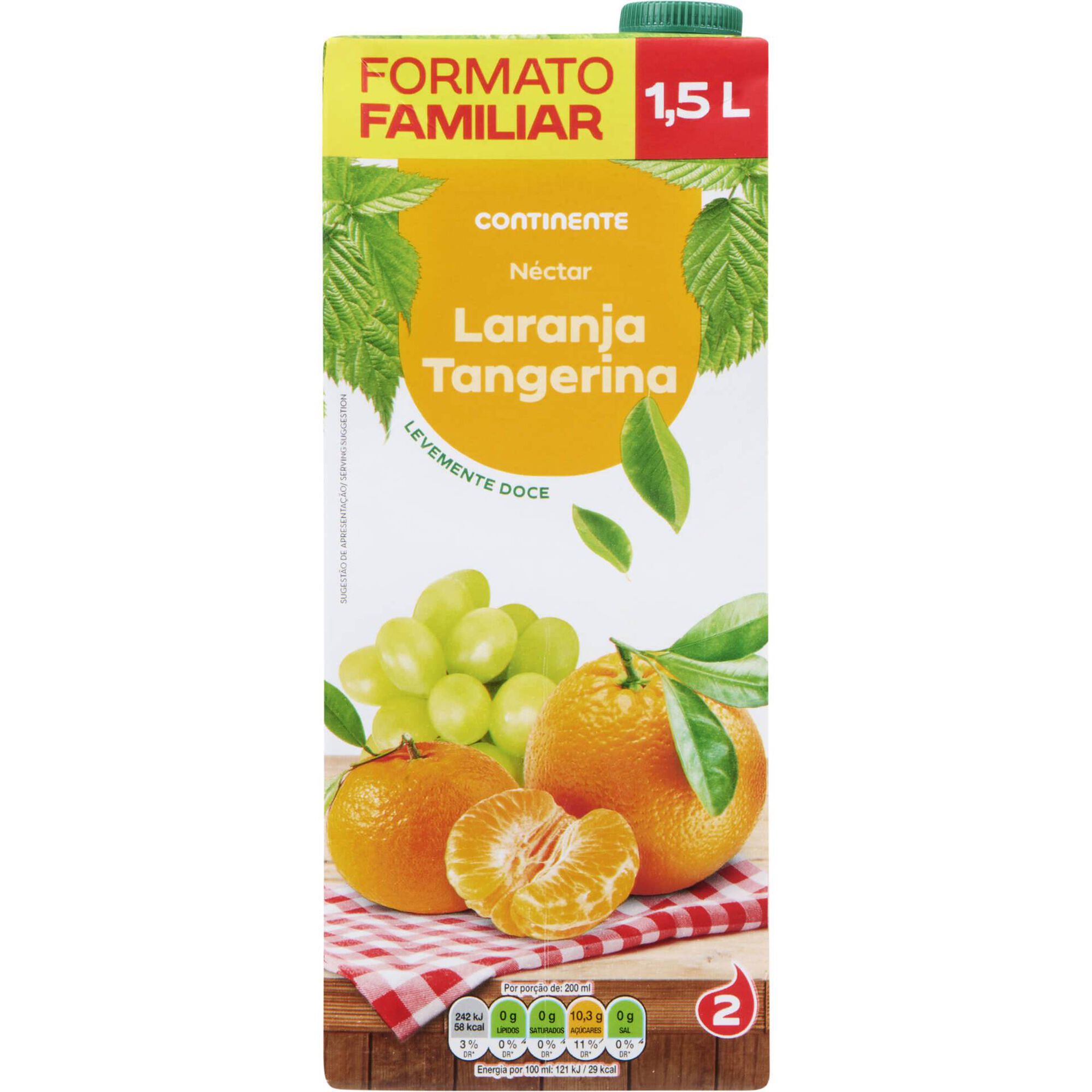 N&eacute;ctar Laranja e Tangerina Pack Poupan&ccedil;a Continente