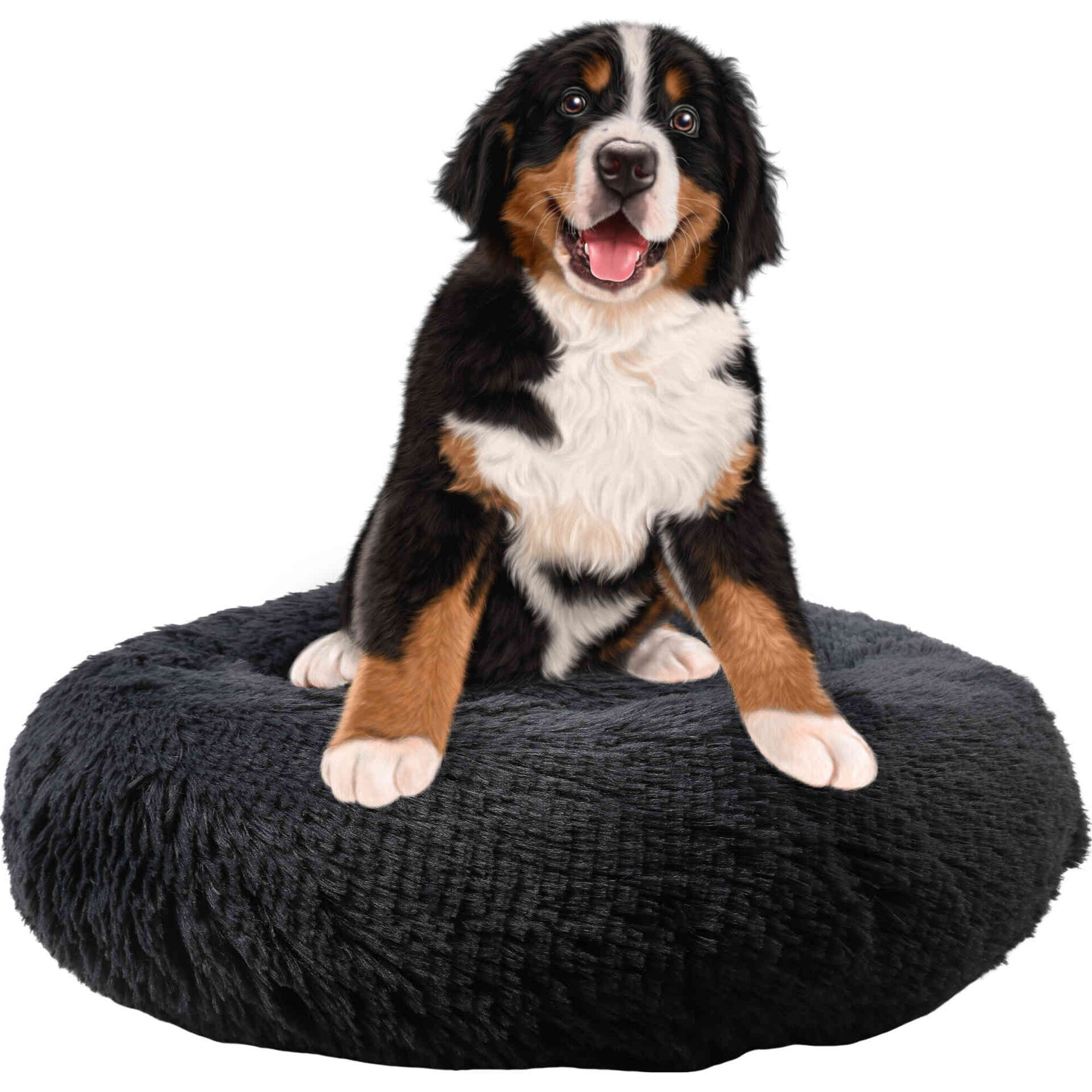 Cama Fluffy Cinza Escuro 65 cm