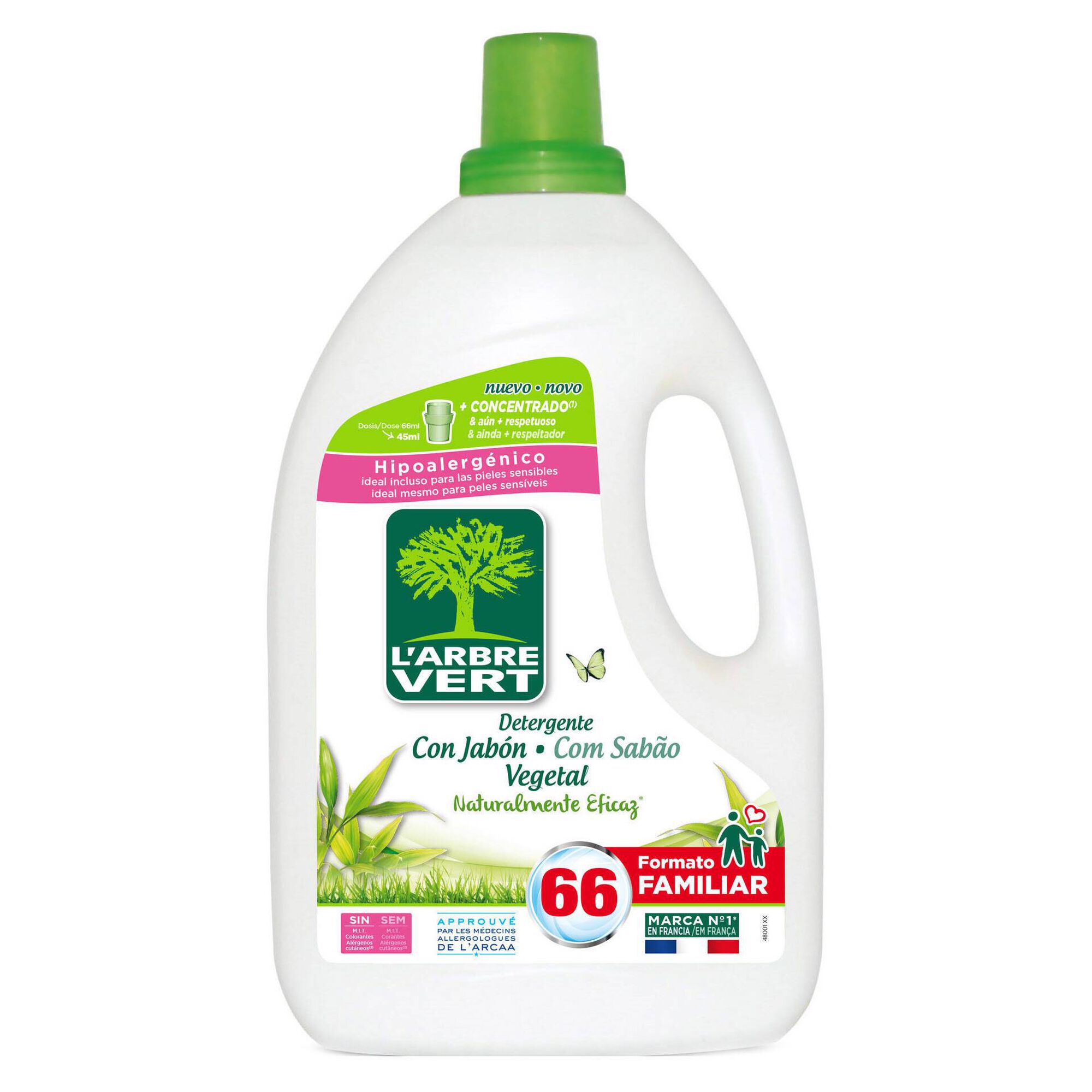 Detergente Máquina Roupa Líquido Sabão Vegetal