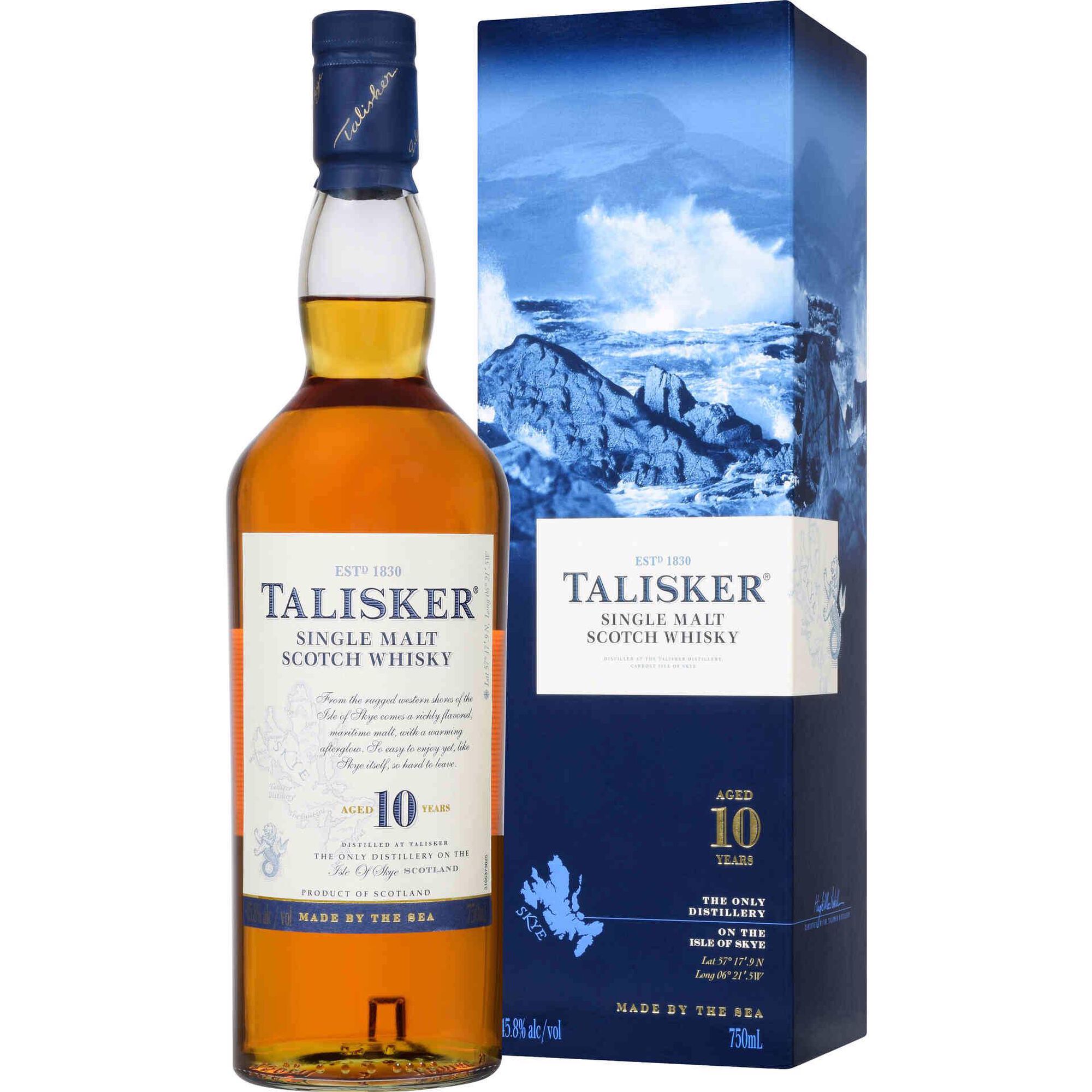 Whisky Talisker 10 Anos Single Malte