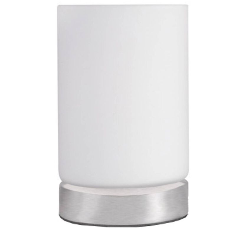 Candeeiro de Mesa Vidro Branco Frank Kasa