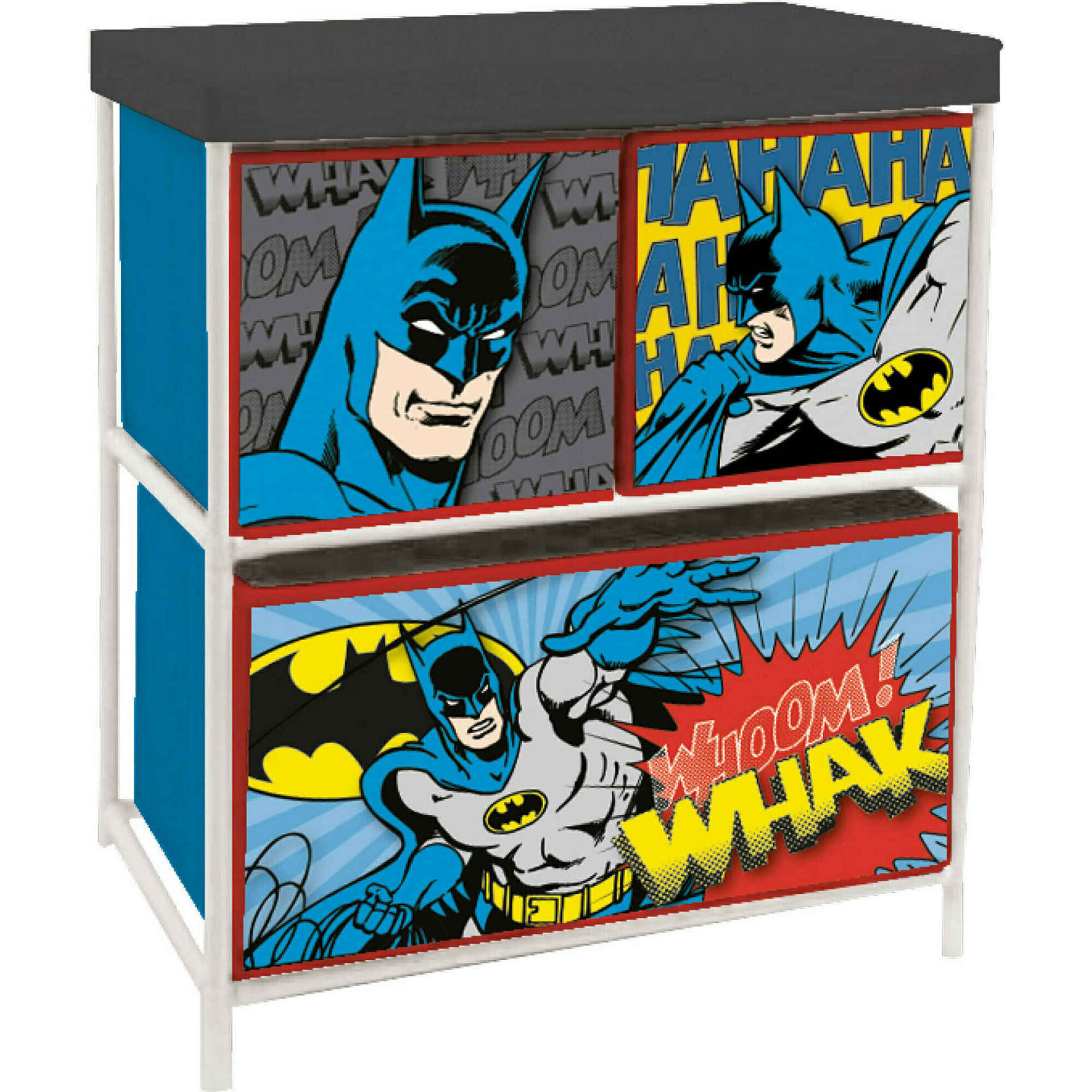 Estante 3 Gavetas 53x30x60cm Batman
