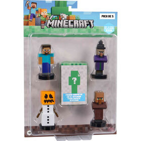 Minecraft - Pack 5 Figuras (v&aacute;rios modelos)