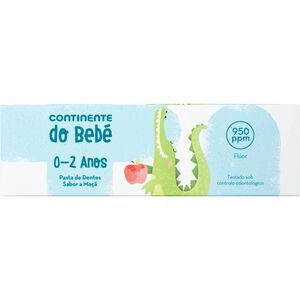 Pasta de Dentes Bebé 0 a 2 Anos Maçã Continente do Bebé
