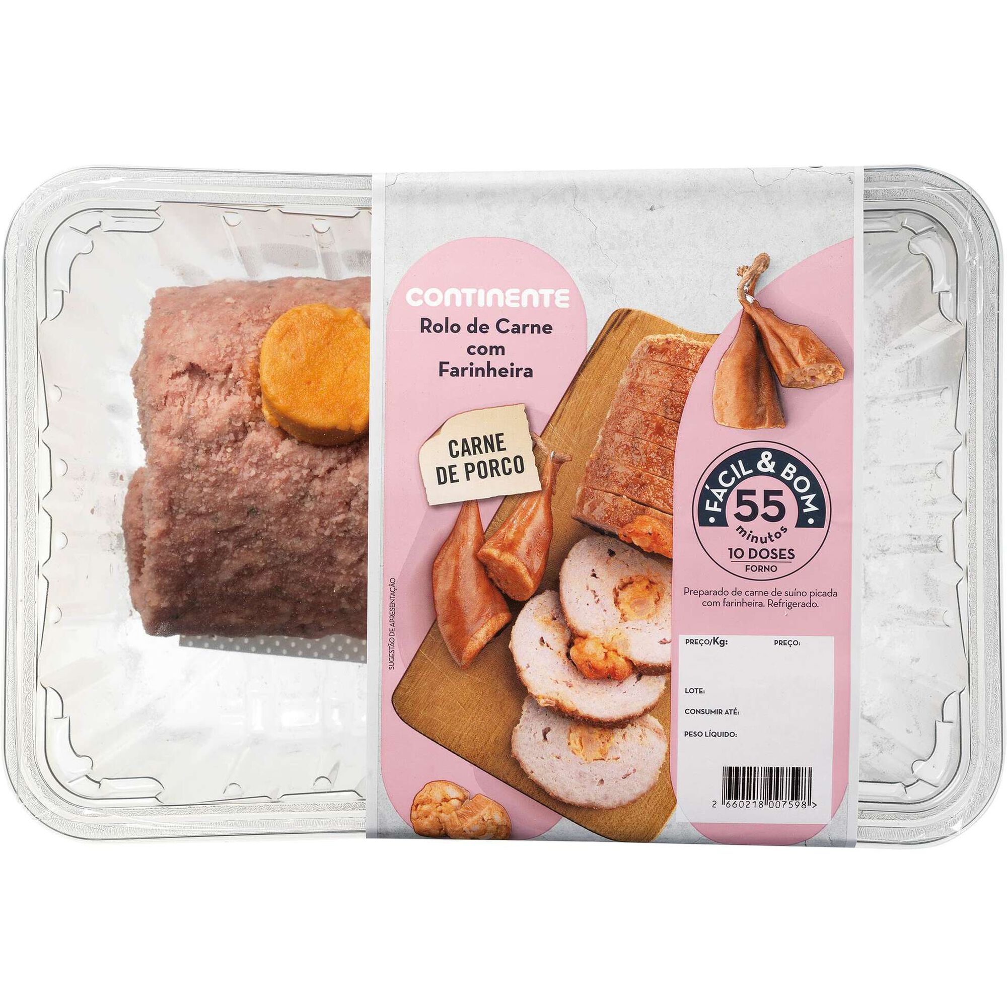 Rolo de Carne de Porco com Farinheira
