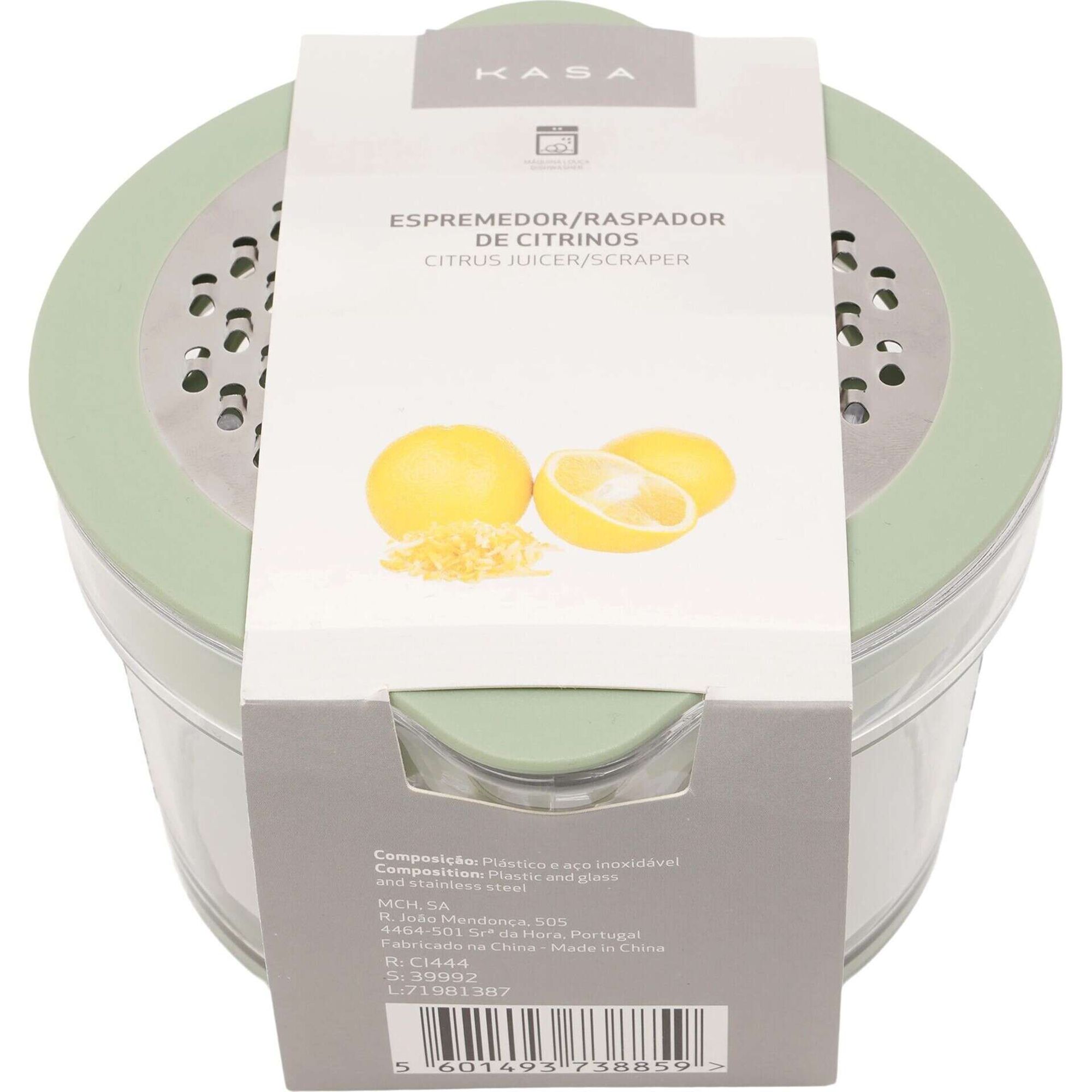 Espremedor e Raspador de citrinos