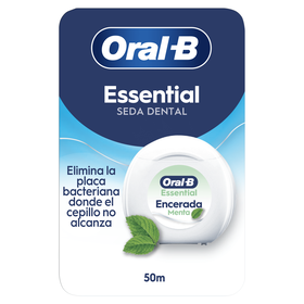 Fio Dent&aacute;rio Essential Menta 50 m Oral-B