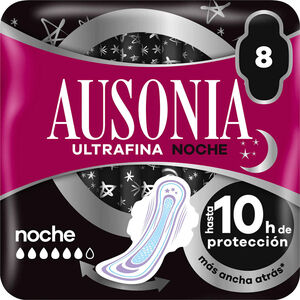 Pensos Higiénicos Ultrafina Noite com Abas Ausonia