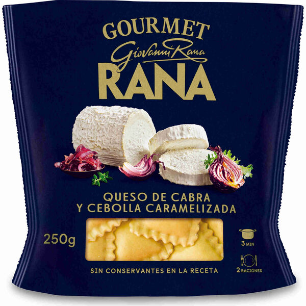 Ravioli Fresco de Queijo de Cabra e Cebola Caramelizada Rana