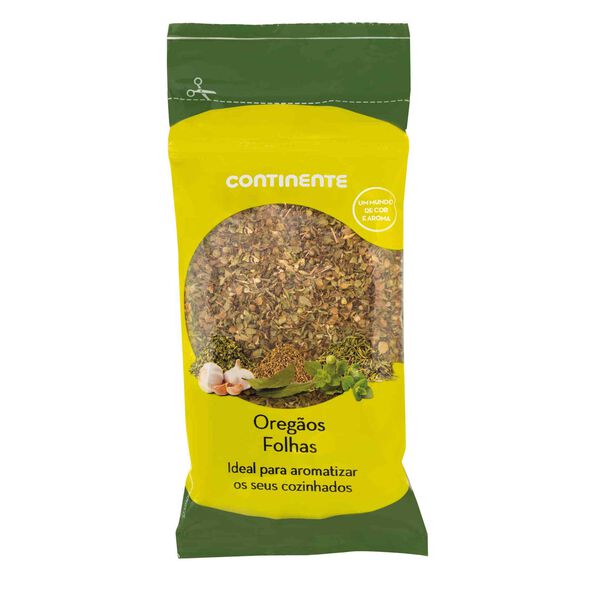 Orégãos Folha em Saqueta Continente