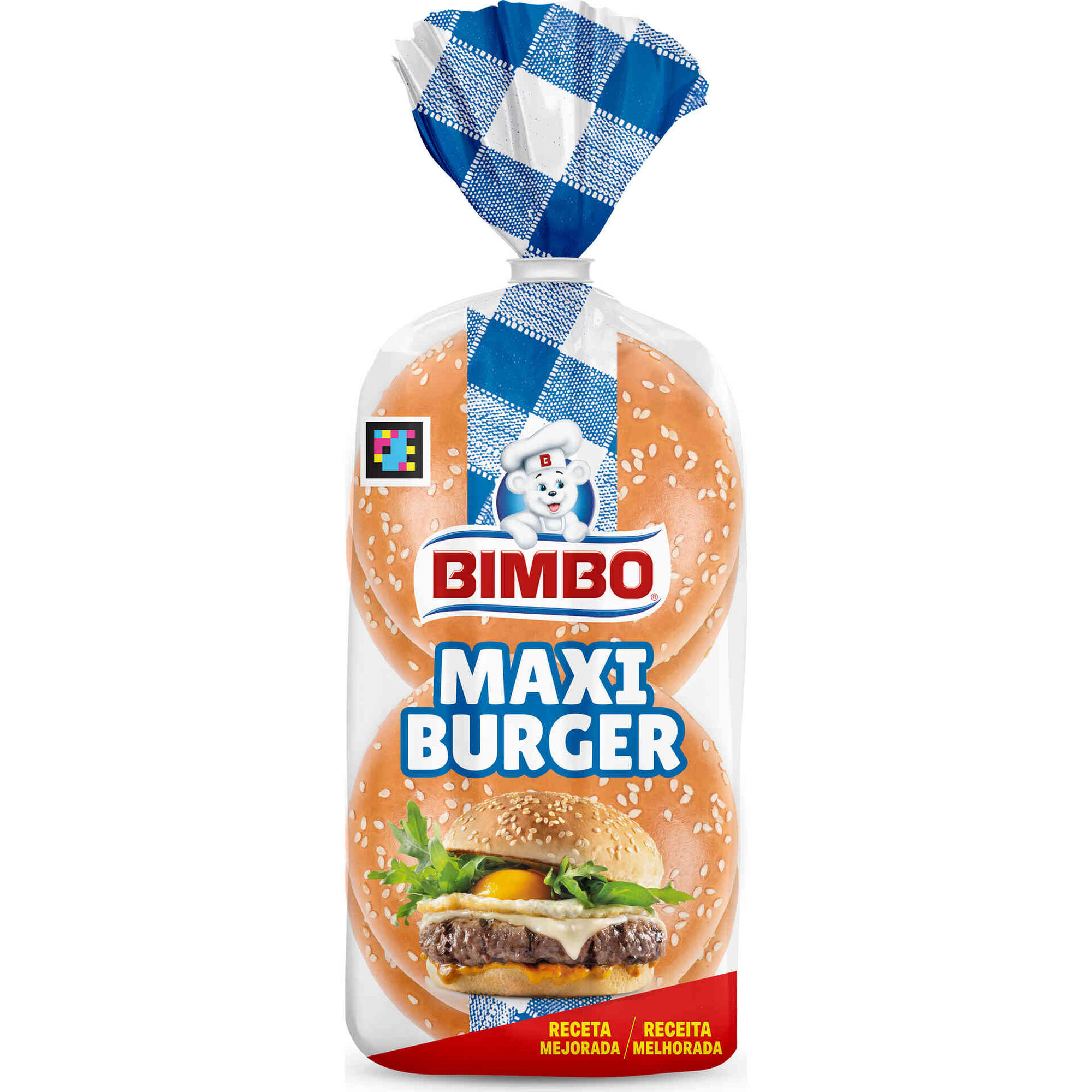 Pão de Hambúrguer Maxi