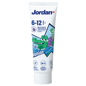 Pasta de Dentes J&uacute;nior 6 a 12 Anos Jordan