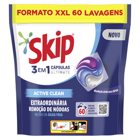 Detergente Máquina Roupa Cápsulas Ultimate Active Clean Detergente Máquina Roupa Cápsulas Ultimate Active Clean