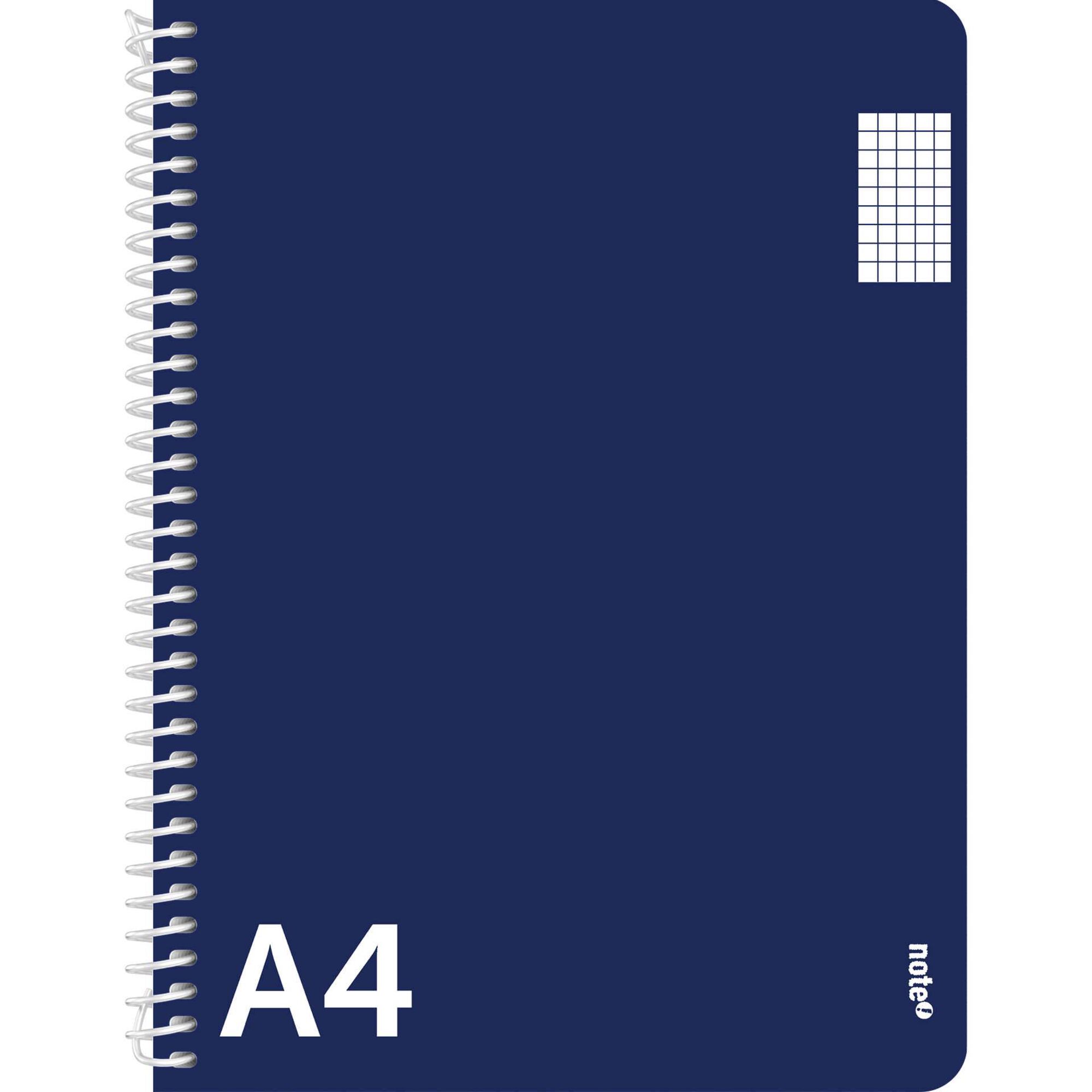 Caderno Espiral Quadriculado A4 Azul Note!