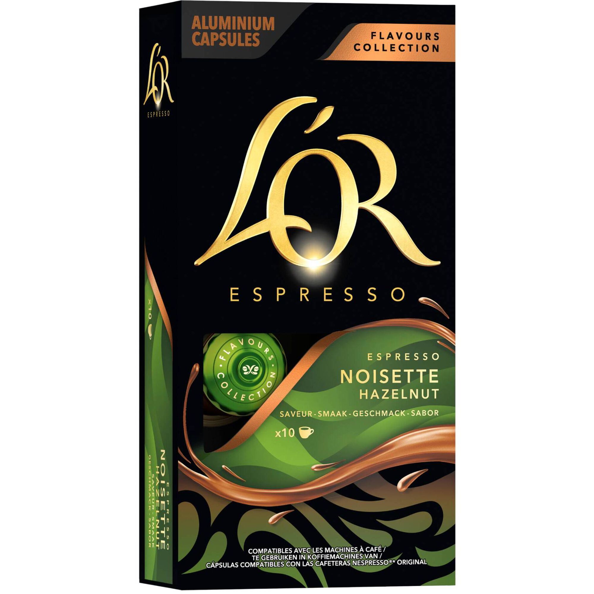 Cápsulas de Café Espresso Avelã
