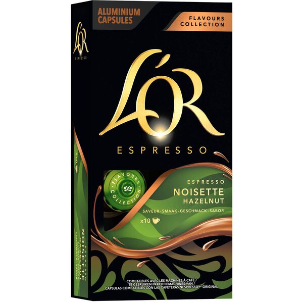 Cápsulas de Café Espresso Avelã LOr