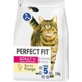 Ra&ccedil;&atilde;o para Gato Adulto Esterilizado Frango Perfect Fit