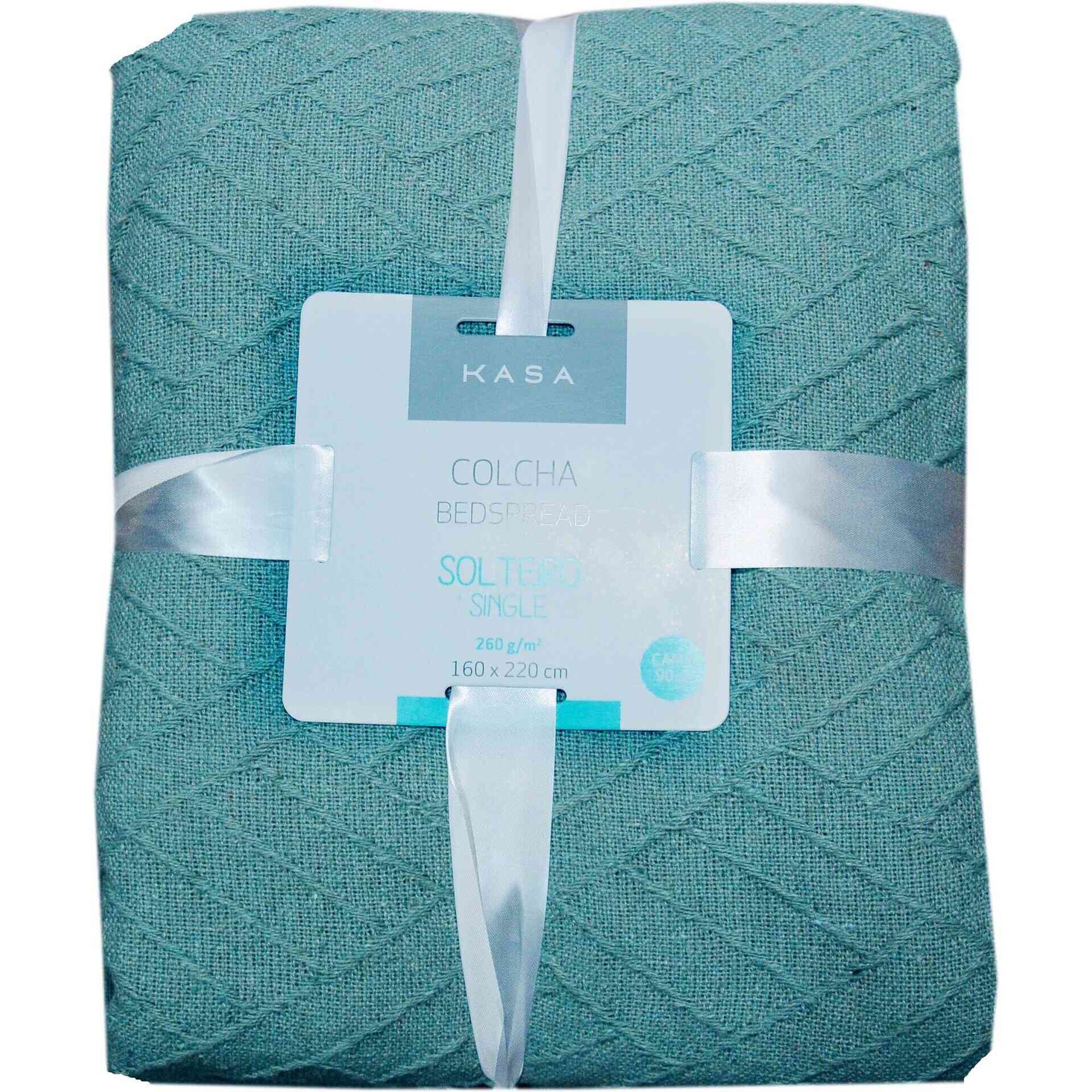 Colcha Jaquard Verde Kasa