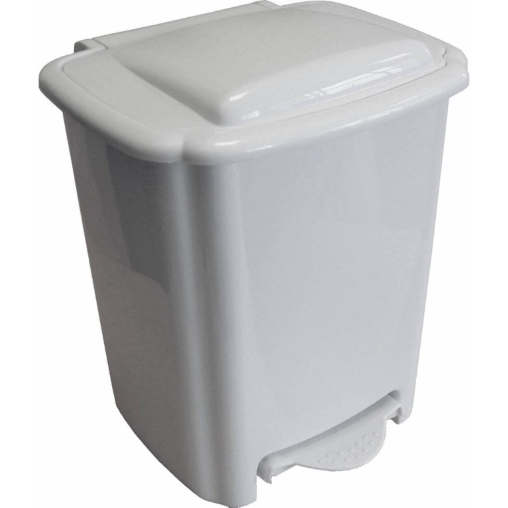 Balde WC Plástico 5L Branco - 1 un - Kasa