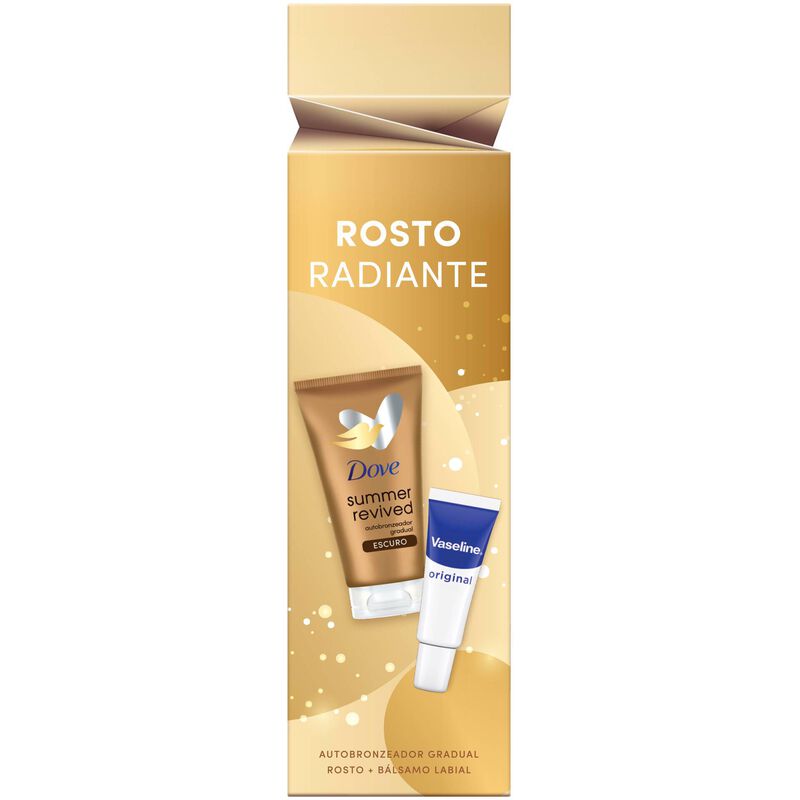 Coffret Rosto Radiante Dove + Vaseline