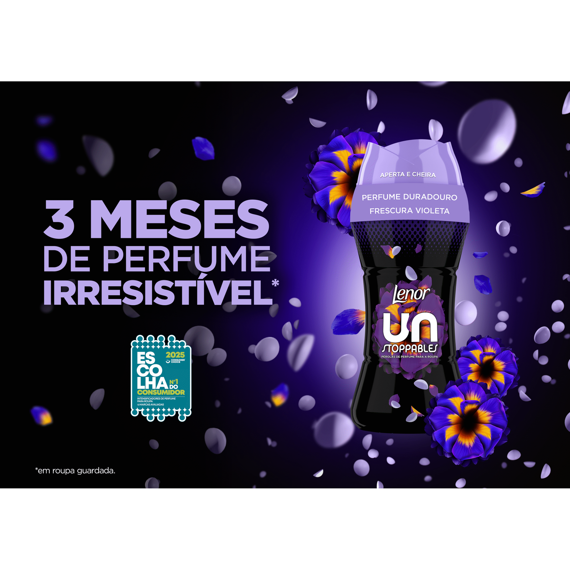Intensificador Perfume Pérolas Unstoppables Frescura Violeta Intensificador Perfume Pérolas Unstoppables Frescura Violeta