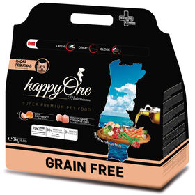 Ra&ccedil;&atilde;o para C&atilde;o Adulto Small Breeds Grain Free happyOne Mediterraneum