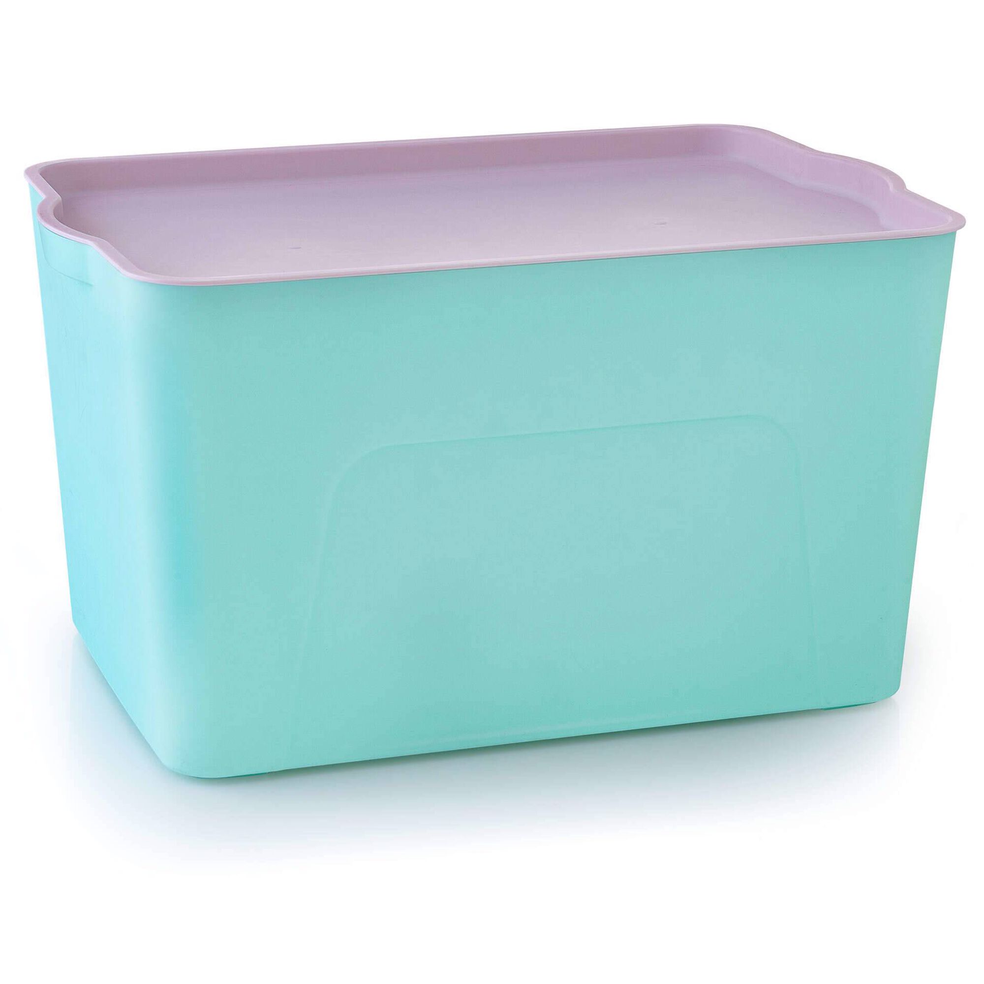 Caixa Arruma&ccedil;&atilde;o Bicolor 25x29,5x44,5cm Kasa