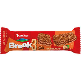 Bolachas Wafers com Recheio de Avel&atilde; Loacker