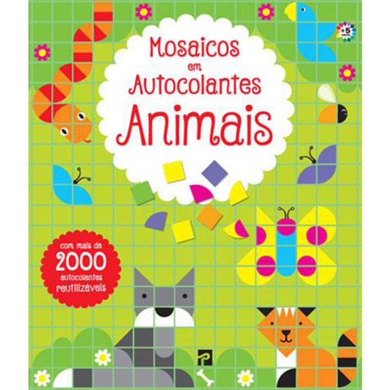 Mosaicos em Autocolantes: Animais de Kristeen Robson e Nayera Everall