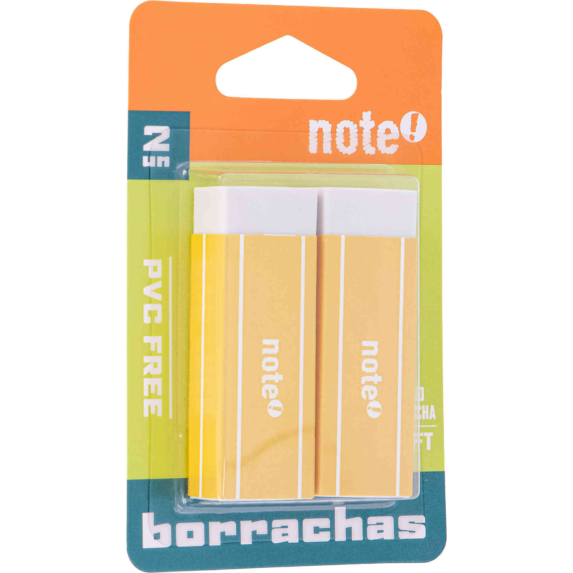 Conjunto 2 Borrachas Brancas Note!