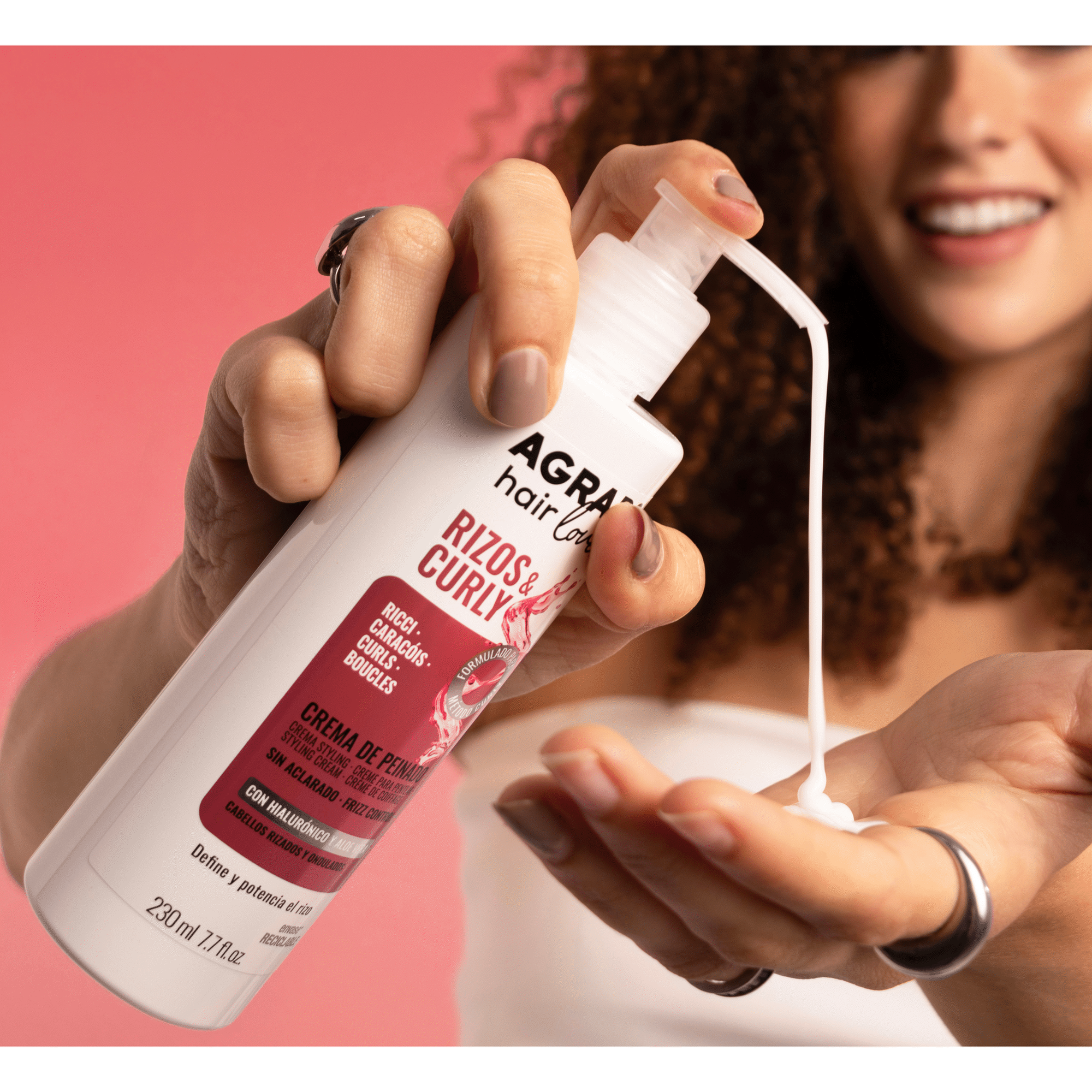 Creme Capilar Carac&oacute;is Curly Agrado