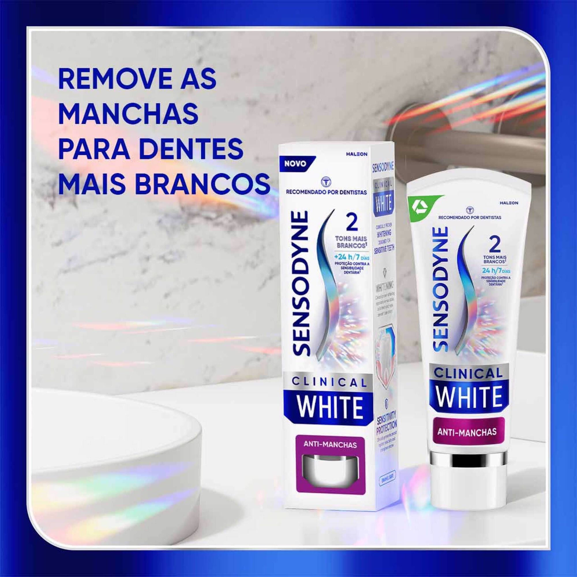 Pasta de Dentes Clinical White Anti-Manchas