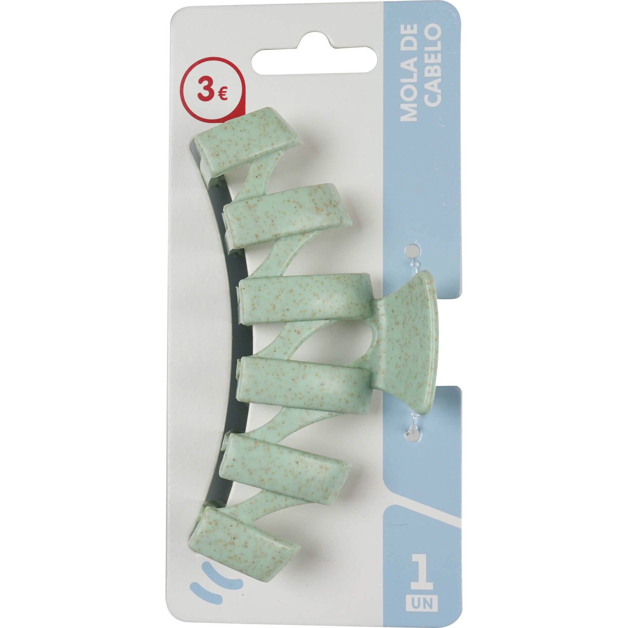 Mola de Cabelo Ondas Verde Bazar&atilde;o