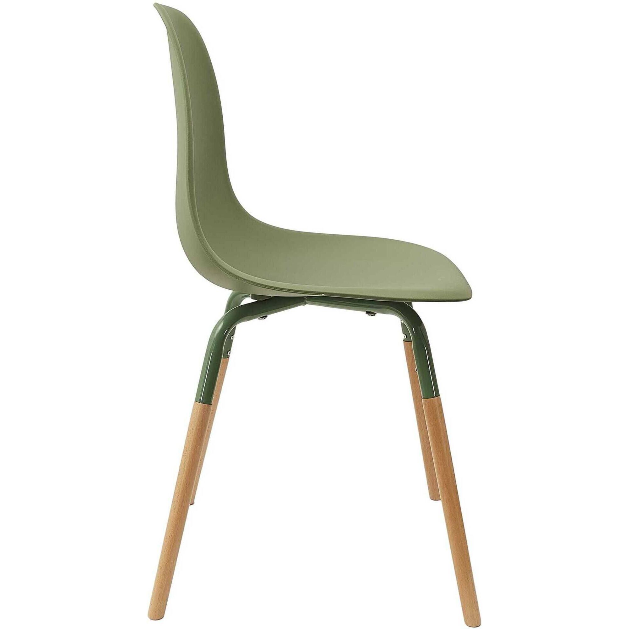 Conjunto de 4 Cadeiras Scan Verde Phenix