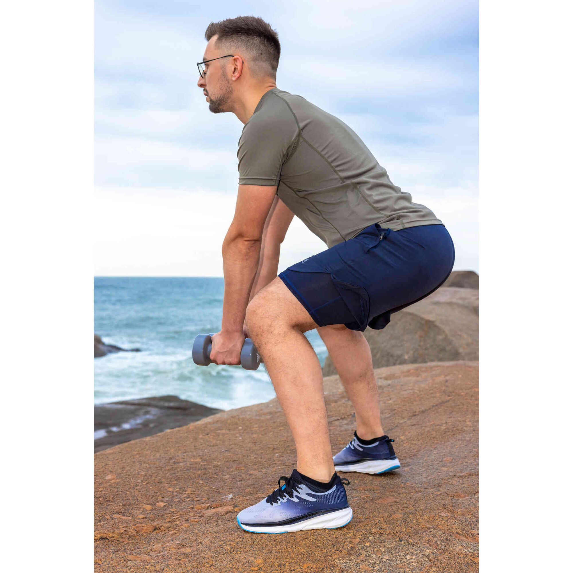 Calçado Run Vibe Cinza Homem 42