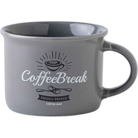Ch&aacute;vena 160ml Coffee Break Cinza Kasa