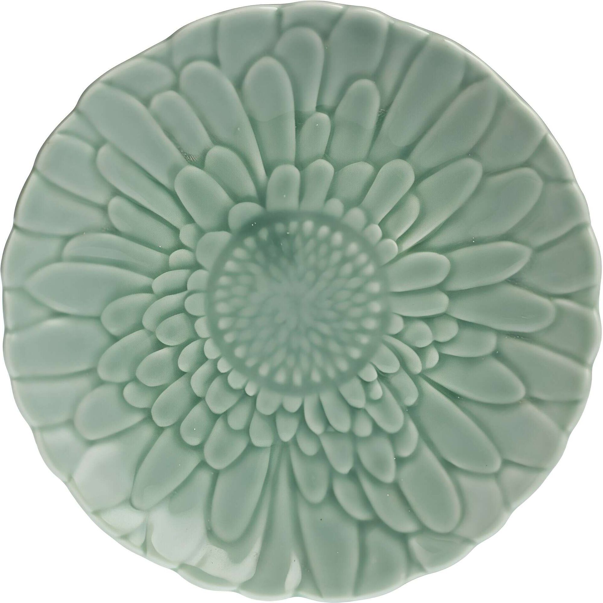 Prato 16cm Folhas Verde Claro Kasa