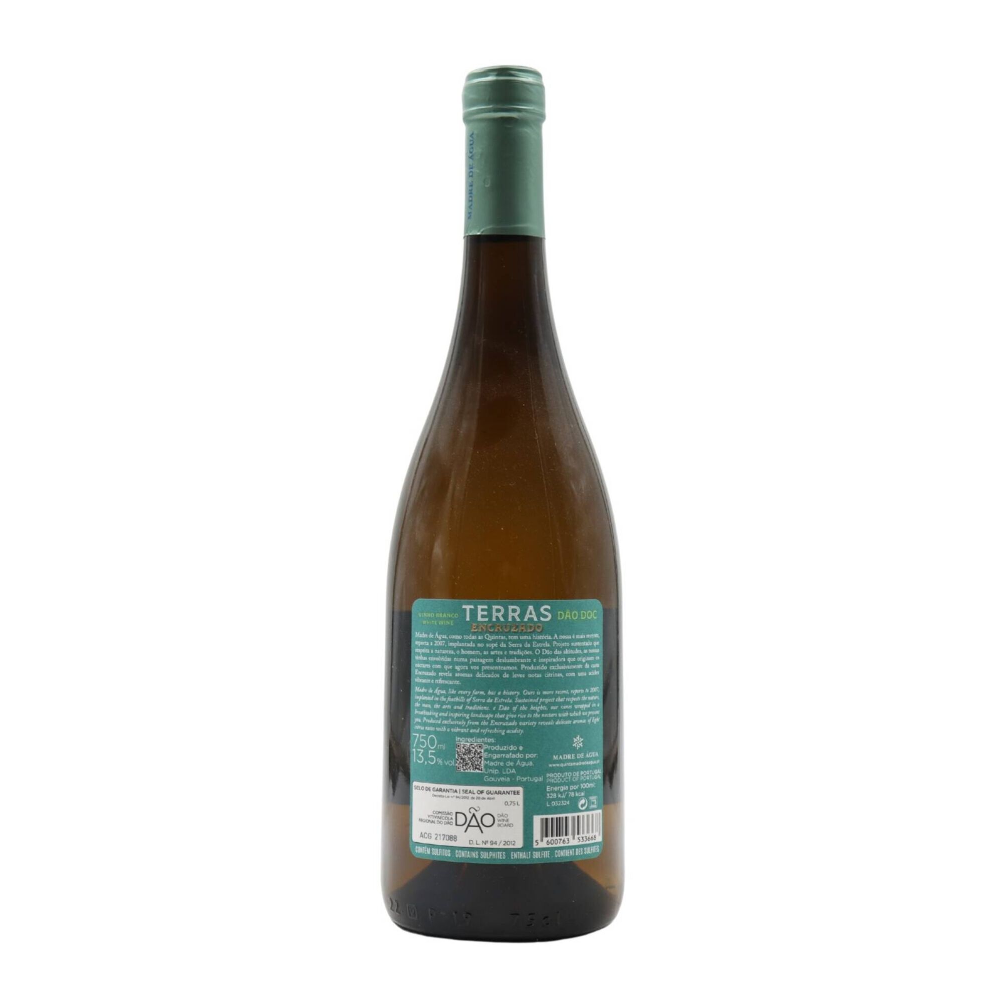 Terras Madre De &Aacute;gua Encruzado D&atilde;o Vinho Branco