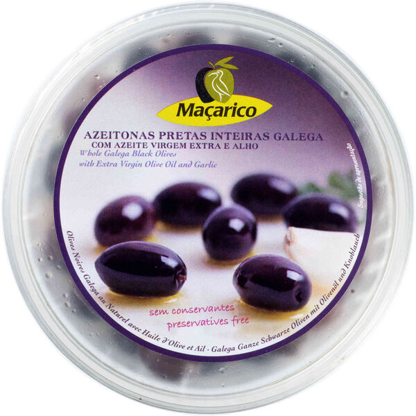 Azeitona Preta Galega Azeite e Alho Maçarico