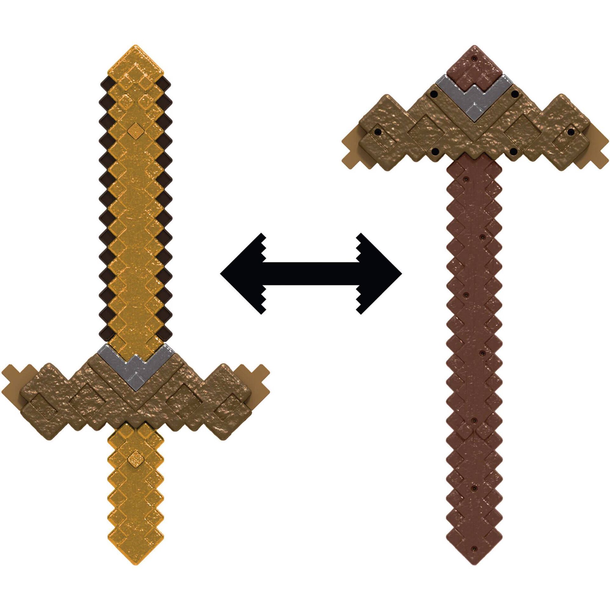Minecraft - Espada e Picareta 2 em 1 (v&aacute;rios modelos)